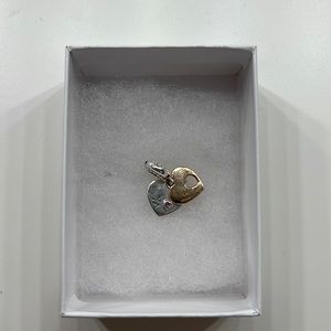 Pandora Charm - In my Heart Two Tone